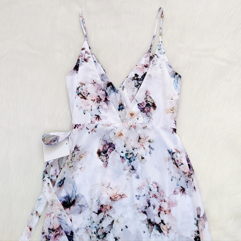 Show Me Your Mumu Mariah Floral Print Wrap Maxi Dress | Size S - Picture 5 of 15